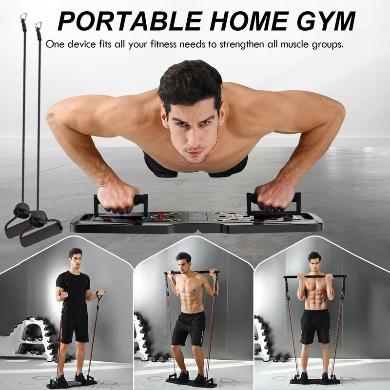 Tabla multifuncional para flexiones – Fortalece los músculos del pecho, mejora la eficiencia del entrenamiento en casa o en el gimnasio, diseño ergonómico para un ejercicio cómodo.