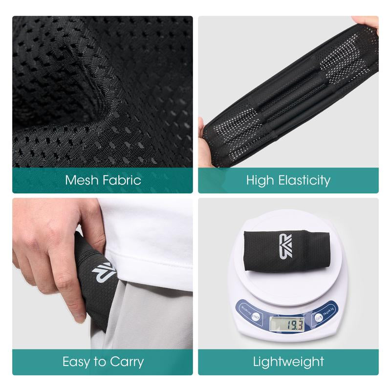 Longlong – Pack de 2 gorros transpirables tipo ‘skull cap’ para hombre. Ligeros, absorben el sudor. Para usar debajo del casco en ciclismo, motociclismo, running o como bandana.