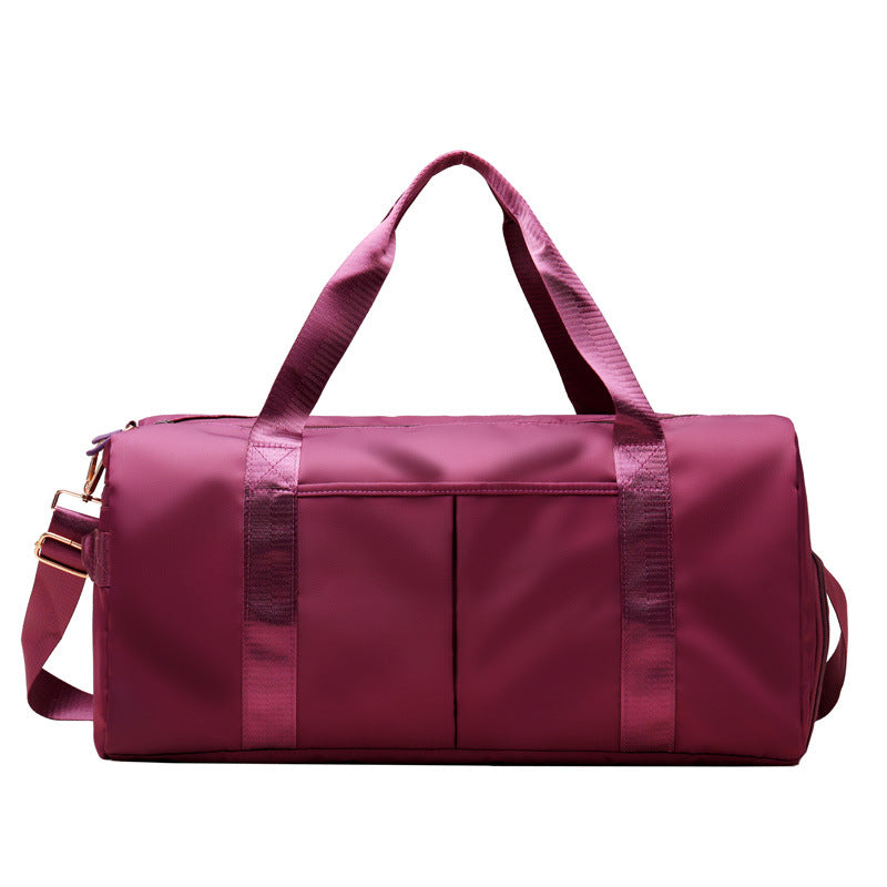 Bolsa deportiva de viaje impermeable tipo duffel para fitness y fines de semana, para mujeres y hombres. Ideal para natación, gimnasio y con correa para el hombro.