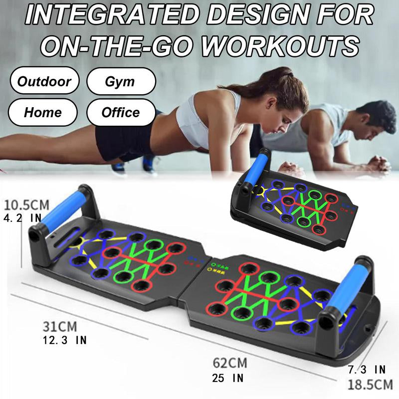 Tabla multifuncional para flexiones – Fortalece los músculos del pecho, mejora la eficiencia del entrenamiento en casa o en el gimnasio, diseño ergonómico para un ejercicio cómodo.