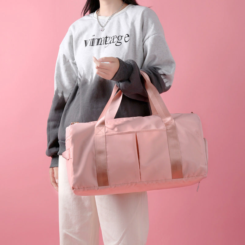 Bolsa deportiva de viaje impermeable tipo duffel para fitness y fines de semana, para mujeres y hombres. Ideal para natación, gimnasio y con correa para el hombro.