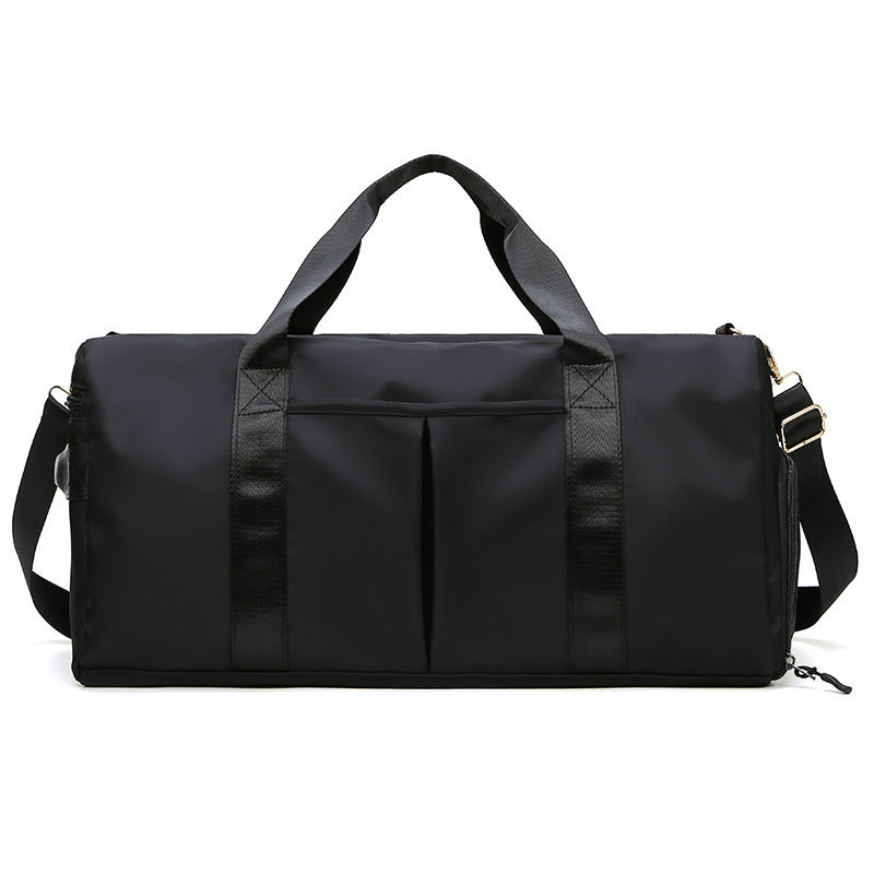 Bolsa deportiva de viaje impermeable tipo duffel para fitness y fines de semana, para mujeres y hombres. Ideal para natación, gimnasio y con correa para el hombro.