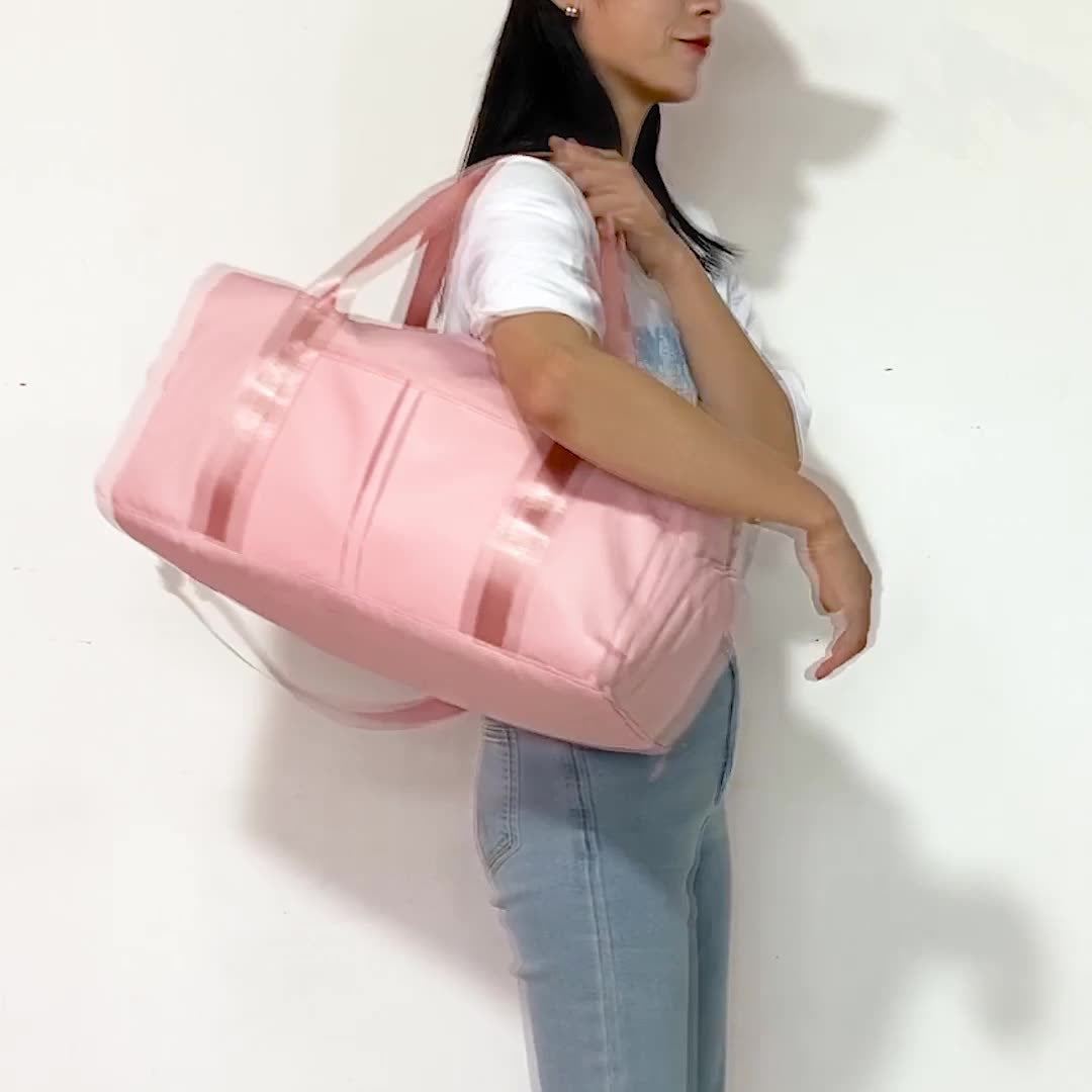Bolsa deportiva de viaje impermeable tipo duffel para fitness y fines de semana, para mujeres y hombres. Ideal para natación, gimnasio y con correa para el hombro.