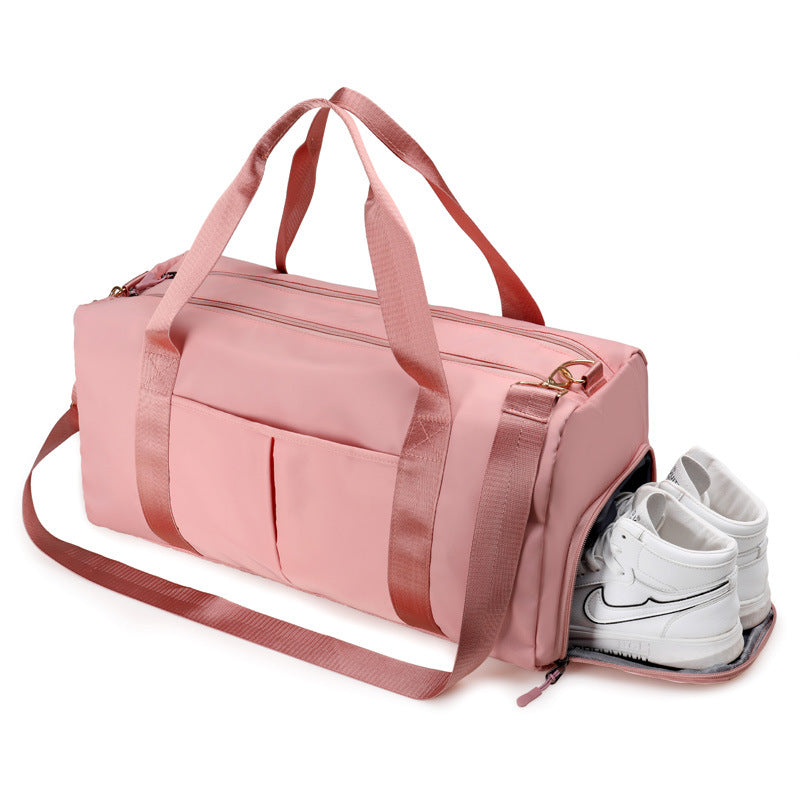 Bolsa deportiva de viaje impermeable tipo duffel para fitness y fines de semana, para mujeres y hombres. Ideal para natación, gimnasio y con correa para el hombro.