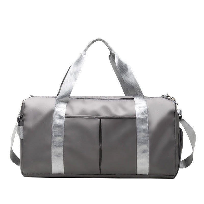 Bolsa deportiva de viaje impermeable tipo duffel para fitness y fines de semana, para mujeres y hombres. Ideal para natación, gimnasio y con correa para el hombro.
