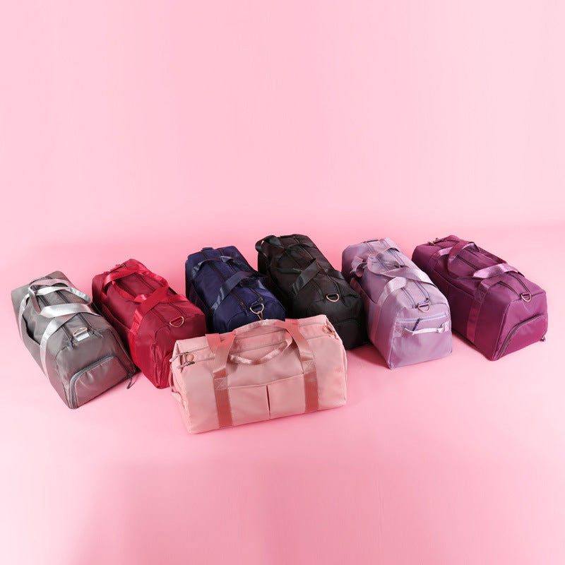 Bolsa deportiva de viaje impermeable tipo duffel para fitness y fines de semana, para mujeres y hombres. Ideal para natación, gimnasio y con correa para el hombro.