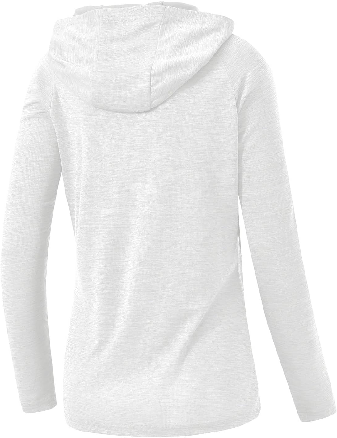 Sudadera con capucha y protección solar UPF 50+ para mujer, manga larga, ligera, para pesca, senderismo, actividades al aire libre, protección UV