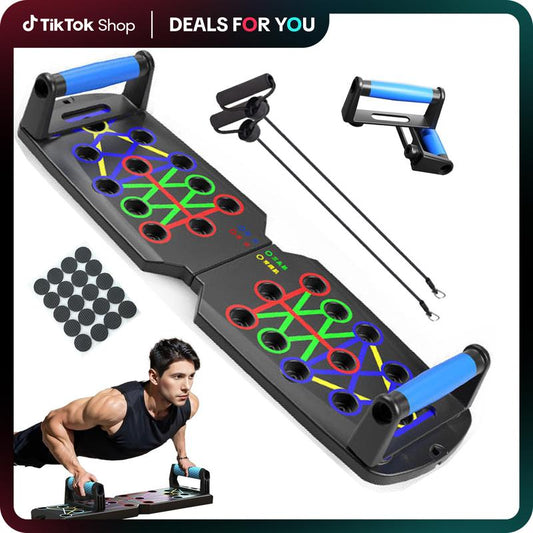 Tabla multifuncional para flexiones – Fortalece los músculos del pecho, mejora la eficiencia del entrenamiento en casa o en el gimnasio, diseño ergonómico para un ejercicio cómodo.