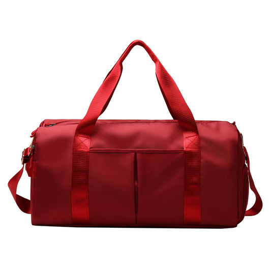Bolsa deportiva de viaje impermeable tipo duffel para fitness y fines de semana, para mujeres y hombres. Ideal para natación, gimnasio y con correa para el hombro.